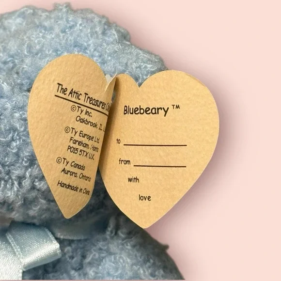 Ty Beanie Baby Attic Treasures Teddy Bear Lot 6 Mixed Styles Plush Vintage Tags - Picture 13 of 16